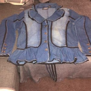 Jean blazer never worn